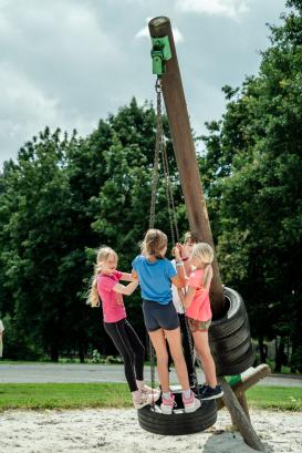 Illustratieve foto van spelende kinderen