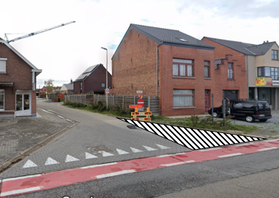 afbeelding wegmarkeringen Kapellestraat