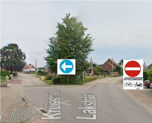 schets proefopstelling Lakstraat