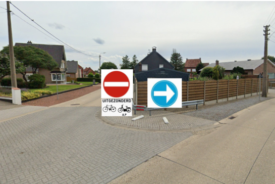 schets proefopstelling Lakstraat